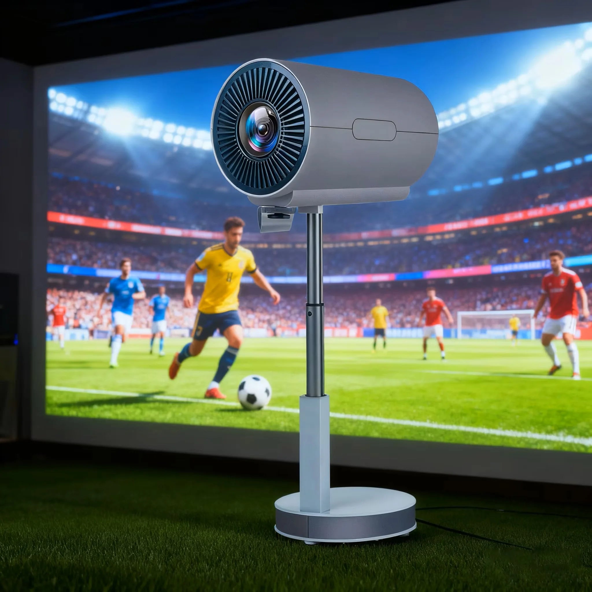 mini 4k projector with tripod